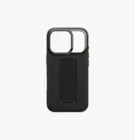 UNIQ Heldro Pro FlexGrip Leatherette MagSafe Case for iPhone 17 Pro - Dallas Black - Image 3