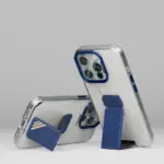 Levelo Morphix Clara Grip Case For iPhone 15 Pro - Blue - Image 3