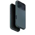 UNIQ Lyden Vegan Leatherette MagSafe Case for iPhone 17 Pro - Ash Blue