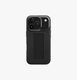 UNIQ Heldro Pro FlexGrip Leatherette MagSafe Case for iPhone 17 Pro Max - Dallas Black - Image 2