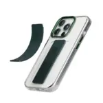 Levelo Graphia IMD Silicone Grip Case For iPhone 15 Pro Max - Green - Image 2