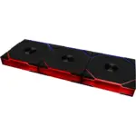 Lian Li 120mm uni fan tl wireless rgb reverse blade case fan (black, 3-pack)