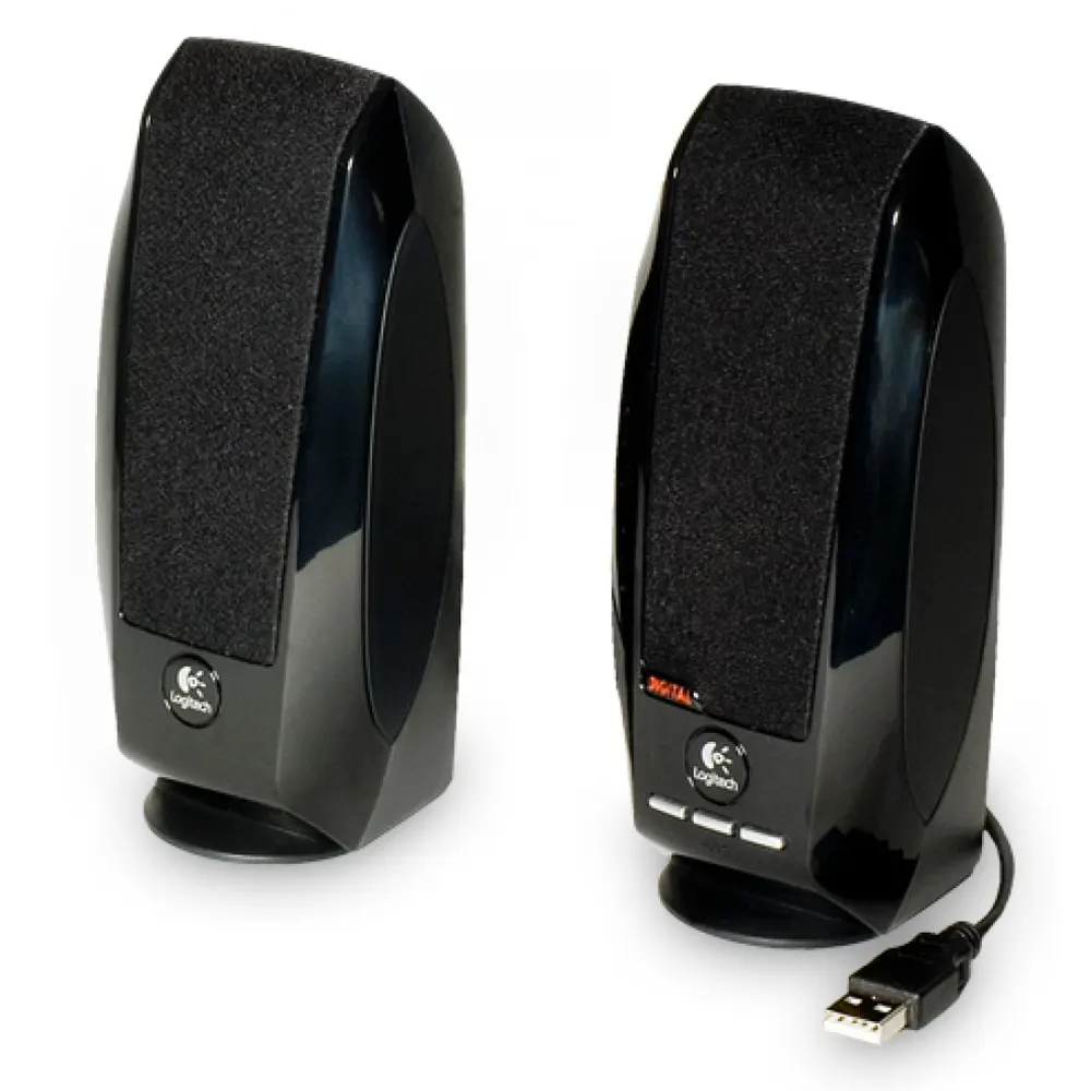 kecj مكبر صوت ستيريو Logitech s150 USB - أسود - الصورة 1