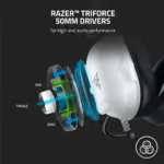 Razer blackshark v2 x (xbox licensed) - gaming headset - white - Image 6