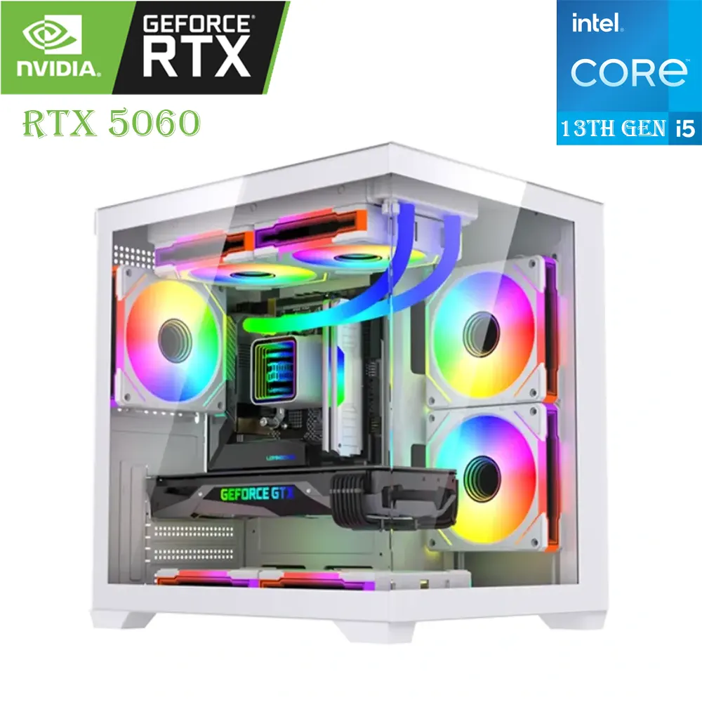psc LOVINGCOOL LC-900 GAMING PC | INTEL I5 13TH GEN | RTX 5050 OC 8GB GAMING OC | 16GB RAM | 1TB SSD - Image 1
