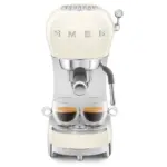SMEG 50's Style Espresso Coffee Machine with Pump  - Cream Gloss - Image 5