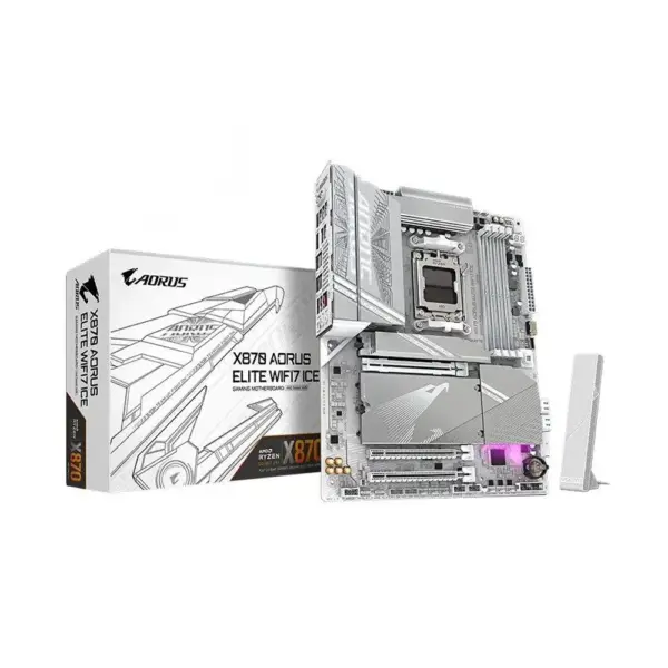 GIGABYTE X870 AORUS ELITE WIFI7 ICE (Rev 1.1) AMD AM5 ATX DDR5 Motherboard