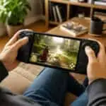 جهاز الألعاب المحمول ستيم ديك (STEAM DECK) بشاشة OLED وسعة 1 تيرا بايت