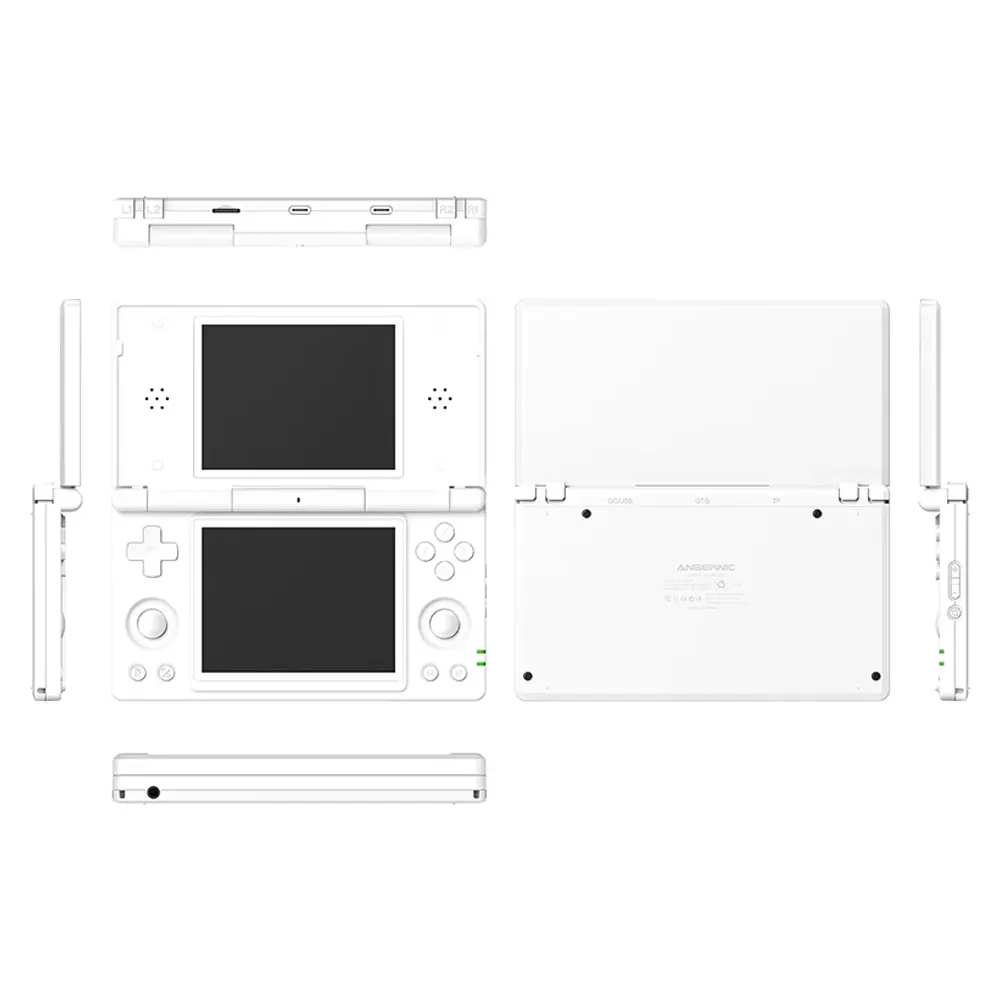 465151515615 (2) Anbernic RG DS Clamshell Handheld Console – 128GB (Polar White) - Image 1
