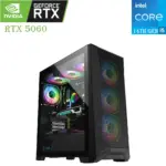 كمبيوتر ألعاب لوقينق كول LOVINGCOOL LC-B100 | معالج CORE i5-14f (الجيل الرابع عشر) | بطاقة RTX 5060 OC 8GB | ذاكرة 16GB RAM | ومساحة 1TB SSD