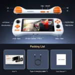 K59 Retro Handheld Game Console 5.5" HD Screen - 6GB/128GB Portable Gaming Device - White - Image 5