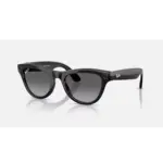 Ray-Ban Meta Skyler Sunglasses (Gen 2) 52mm in Shiny Black with Polarized Graphite Gradient Lenses