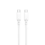 Pawa 3a Usb-c To Usb-c Quick Charging Pvc Cable Pw122 - White