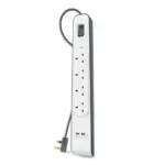 ⁦مشترك حماية من ارتفاع الجهد بيلكين سيرج بلس 4 منافذ مع منفذي USB⁩ - الصورة ⁦2⁩