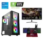 تجميعة كمبيوتر جيمنج لوفينج كول LC-60II (إنتل I5-14f كارت شاشة RTX 5060OC 8GB) مع شاشة وباقة ملحقات الألعاب