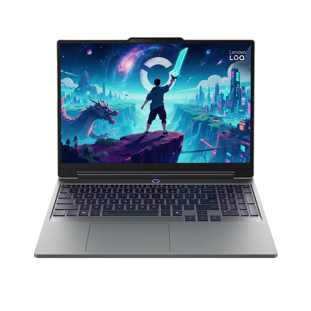 elcjke Lenovo LOQ 15IPH11 Laptop – Intel Core U7 356H – RTX 5060 8GB – 16GB DDR5 – 512GB SSD – 15.3" WUXGA – Luna Grey - Image 1
