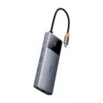 Baseus Metal Gleam II 6-in-1 USB HUB - Space Grey - (Open Box) - Image 2