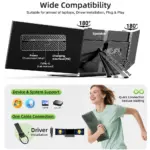 ⁦شاشة جيمفيتي (Gamvity) المحمولة الثلاثية مقاس 14 بوصة مع توصيل بكابل واحد⁩ - الصورة ⁦4⁩