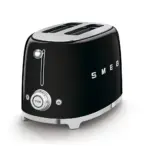 Smeg 2 Slice Toaster 50's Style Aesthetic - Glossy Black - Image 2
