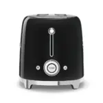 Smeg 2 Slice Toaster 50's Style Aesthetic - Glossy Black - Image 4