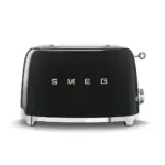 Smeg 2 Slice Toaster 50's Style Aesthetic - Glossy Black - Image 3