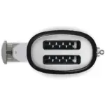 Smeg 2 Slice Toaster 50's Style Aesthetic - Glossy Black - Image 5