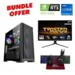 Lingfeng ATX Intel I7-12K RTX 5060 OC 8 Gb Gaming PC + Gaming Monitor and Gaming Desktop Combo (4-in-1) - Bundle