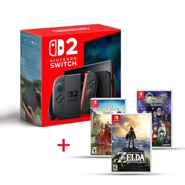 Nintendo Switch 2 Console With 3 Games - Bundle