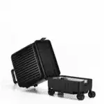 LEVELO Carry-On 20" Travel Luggage, Boarding Double Compartment - Black - Image 5