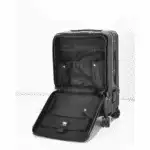 LEVELO Carry-On 20" Travel Luggage, Boarding Double Compartment - Black - Image 4