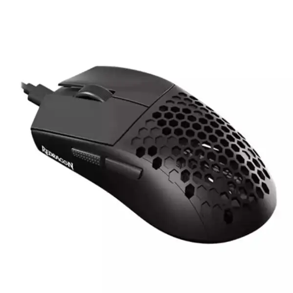 REDRAGON M617-LIT Bludhound Ultralight Wired Gaming Mouse - Black