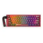 REDRAGON K753-RGB CNC Red 60% UltraMag Wired Magnetic HE Gaming Keyboard - Red