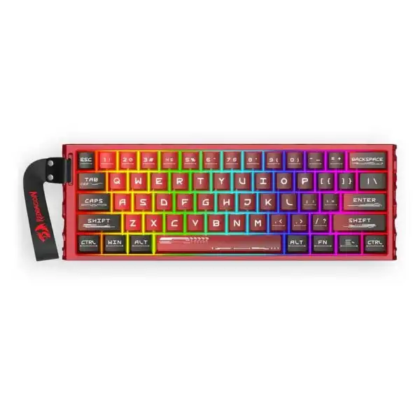 REDRAGON K753-RGB CNC Red 60% UltraMag Wired Magnetic HE Gaming Keyboard - Red