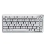 Cybeart Nighthawk 75 Wireless MkII Pre-Lubed Switches Tri-Mode Gaming Keyboard - White