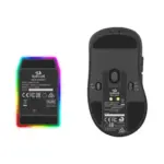 Redragon M998-STD-1K Tri-Mode Mouse with RGB Charging Dock - Black - Image 4