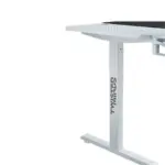 Twisted Minds Paradox Adjustable Gaming Desk, 120x60 cm, with Cup Shelf, Headphone Hook, Mousepad - White - Image 4