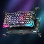 Gravastar Mercury V75 Pro Special Edition Gaming Keyboard - Neon Graffiti - Image 2