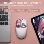 Redragon - Klyamoor Pro Standard Tri-modes Light-weight Ayaka Edition Gaming Mouse - Image 3