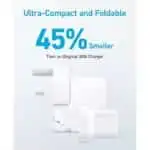 Anker 323 Charger Adapter with Type C to Lightning Cable, 33W - White - Image 2