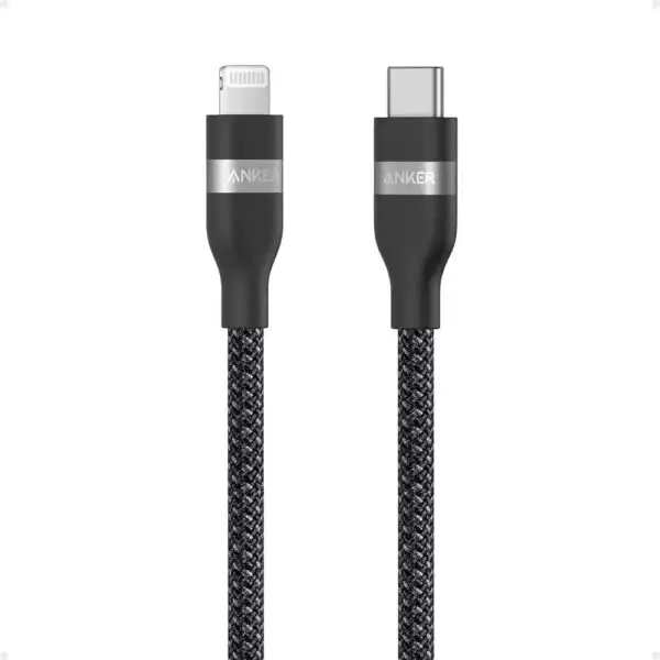 Anker USB-C to Lightning Cable (3ft, PCR Braided) - Black