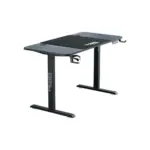Twisted Minds Paradox Adjustable Gaming Desk, 120x60 cm, with Cup Shelf, Headphone Hook, Mousepad - Black - Image 3
