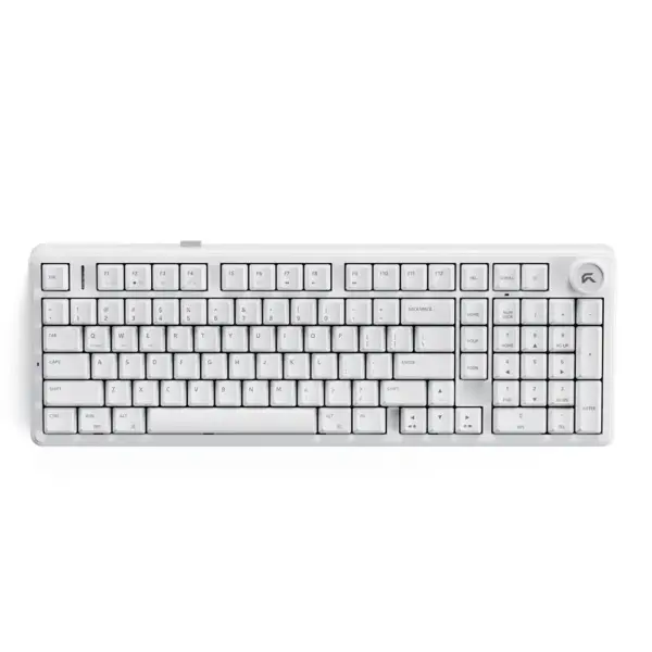 Cybeart Akula 99 Compact Full-Size Tri-Mode Gaming Keyboard - White
