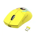 Redragon King Max Wireless Ultra Light Weight Gaming Mouse - Yellow - Image 2