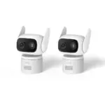 Eufy Wired Cam C31 2 Pack Full HD Pan-Tilt Security Camera CCTV - White