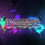 Gravastar Mercury V75 Pro Special Edition Gaming Keyboard - Neon Graffiti - Image 3