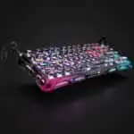 Gravastar Mercury V75 Pro Special Edition Gaming Keyboard - Neon Graffiti - Image 4