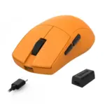 Redragon M916OB-ULT K1ng Pro Orange Ultra-Light Tri-Mode Gaming Mouse - Image 2