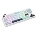 REDRAGON Cyclone Pro Wireless Gaming Keyboard - White - Image 3