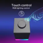Redragon Gs517 Glyph 2.0 Rgb Bt/Wired Stereo Speaker - Black - Image 3