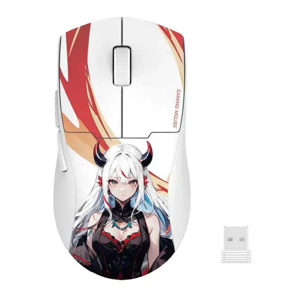 Redragon King Max Wireless Ultra Light Weight Gaming Mouse - White